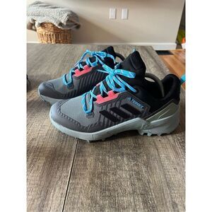 Adidas Terrex Swift R3 Gore-tex Hiking Trek Shoe Womens 8.5 Magic Gray